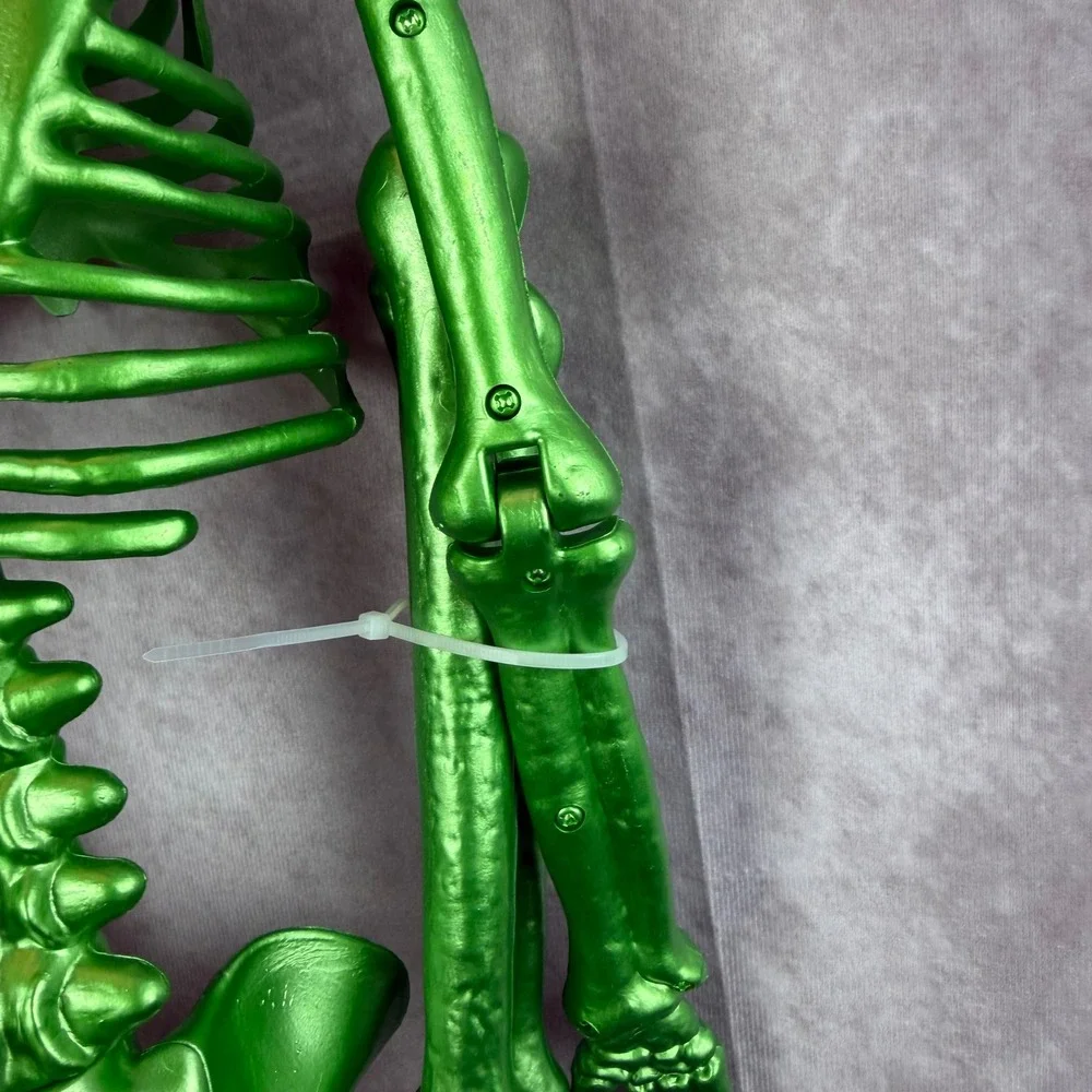 Target Hyde & EEK Boutique 36 Inch Alien Skeleton Green Metallic Halloween Decor